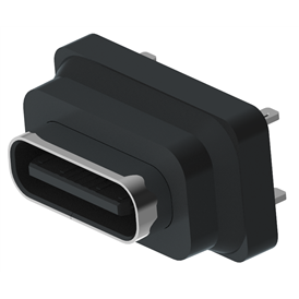 XB-TYPE C 16 P-10立貼り防水USBコネクタ16 pin防水IPX 7 USB TYPECソケット高さ6.5 mm usb防水コネクタ